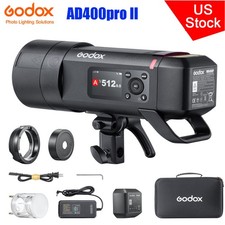 GODOX AD400ProII 400Ws Outdoor Flash Strobe 2.4G TTL 1/8000 HSS Modeling Lamp