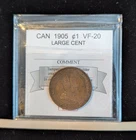 Photo of a 1905 Canada Large Cent from an eBay sale