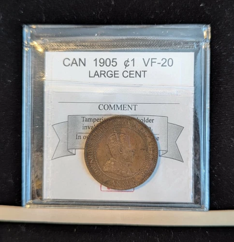 Photo of a 1905 Canada Large Cent from an eBay listing that sold on Jul 20, 2026