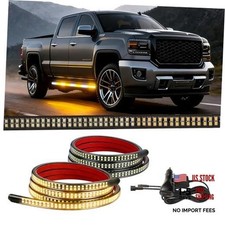 2pcs 70 Inch Running Board Lights1152 Led Emergency Lights For Amberwhite
