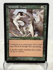 MTG Spidersilk Armor (LP) Fom : Mercadian Masques : Magic the gathering