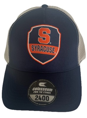 Colosseum Syracuse Orange Truckers Cap OSFM, NCAA, Navy/Off White Mesh Back NEW