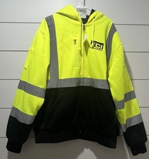 CROWN Hi-Viz Workwear TCP850 Men's ANSI/ISEA 107-2015 Type R Class 3 Not FR XL