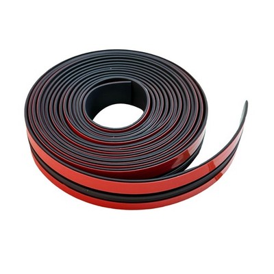 19.68Ft Car Windshield Weather Stripping, T Shape Adhesive Rubber Sealing Str...