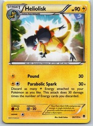 Heliolisk 30/119 XY Phantom Forces Rare Deck Exclusive
