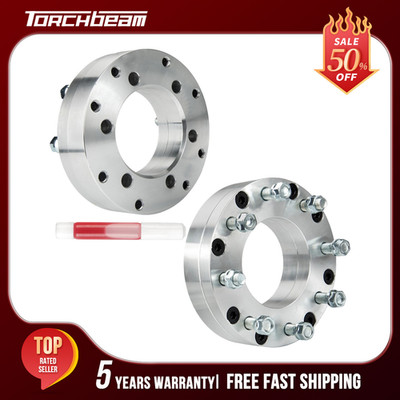 2x 2'' 6x5.5 To 8x6.5 Wheel Adapters For Chevrolet	Express 1500 M14x1.5 108mm