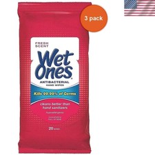 Sensitive Skin Wipes 20CT Pack of 3 Gentle Daily Freshness Cleanser