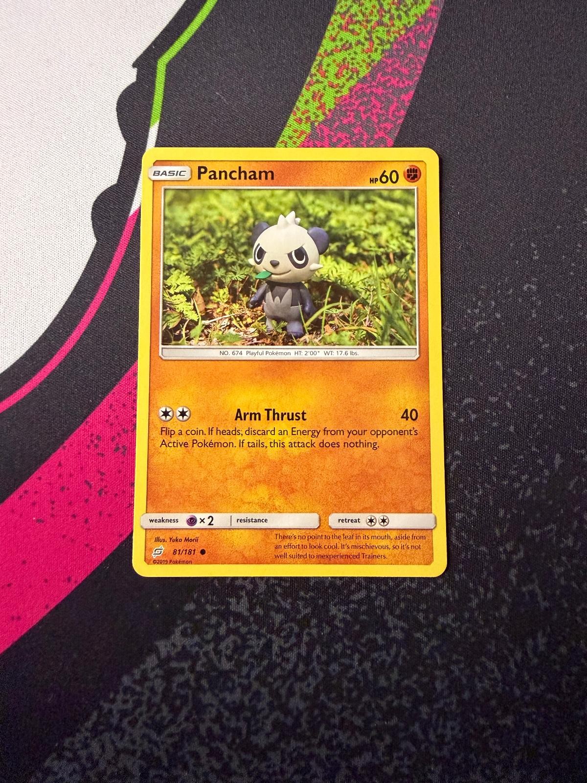 PANCHAM 81/181 TEAM UP Common Pokemon