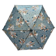 Vera Bradley Automatic Mini Umbrella Sunny Garden Sage NWT