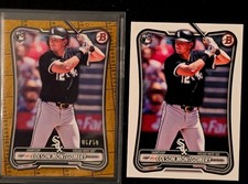 Colson Montgomery #/50 Gold 2026 Bowman Pattern #68 RC Chicago White Sox + base