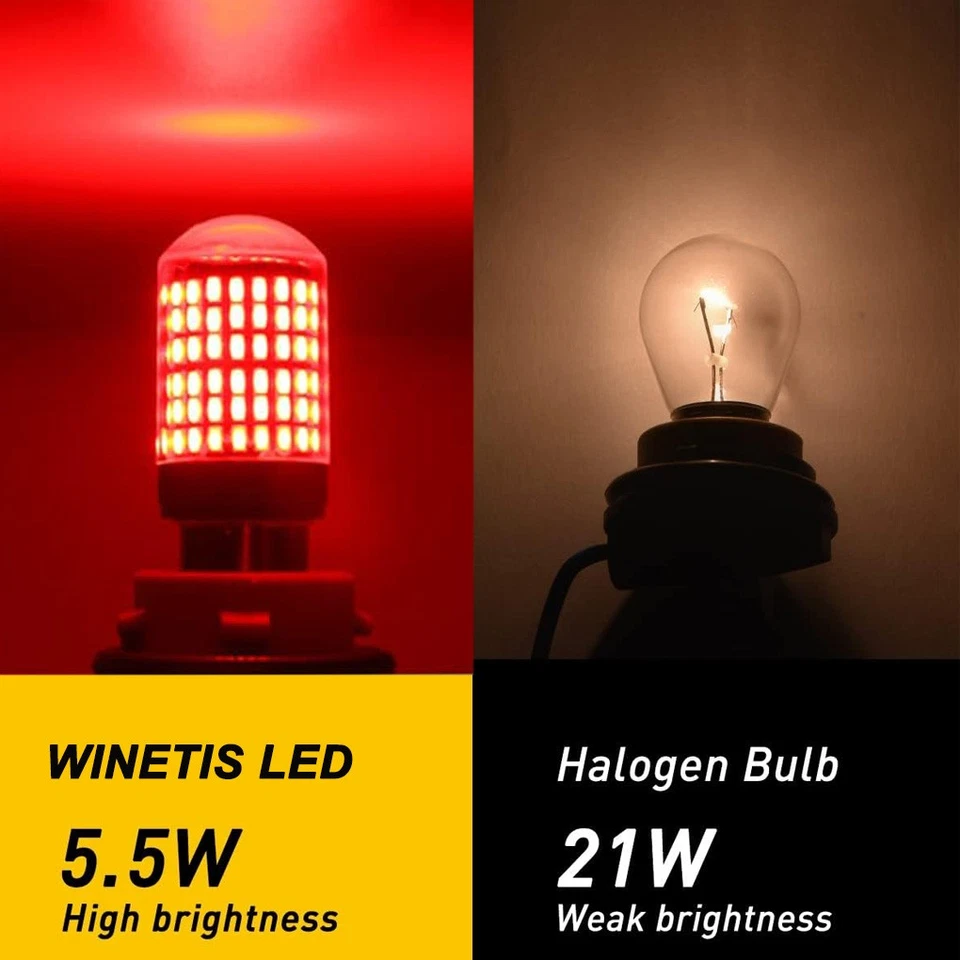 Bombilla LED roja brillante para motocicleta Yamaha WR400F 1998, 1999, 2000 Foto 4 de 4