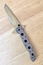 CRKT M16-13DSFG EDC Folding Pocket Knife-Desert Tan / 1.4116 Steel / G10 Handle