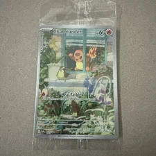Pokemon SEALED Charmander 044 SVP Obsidian Flames ETB Full Art Holofoil Promo!!