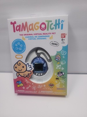 Tamagotchi Original Gen 3 Angel Tiara Blue Glitter Virtual Pet 