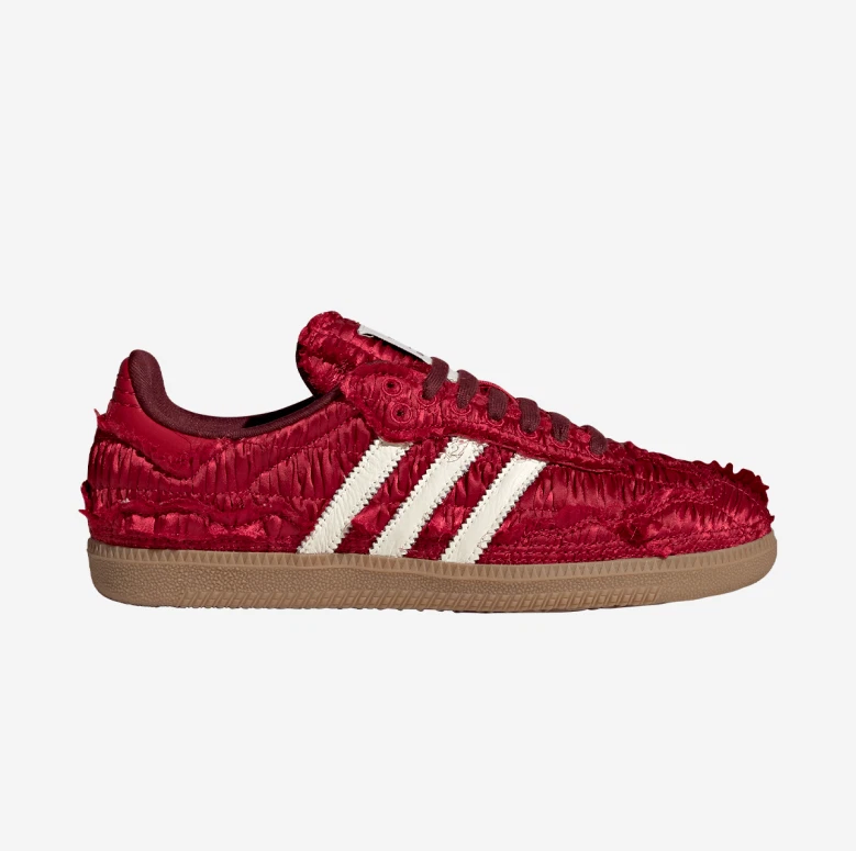 Caroline Hu x adidas Samba OG Satin Pack - Power Red for Sale