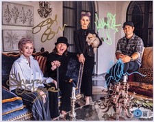 THE OSBOURNES: (OZZY, SHARON, JACK & KELLY) Signed Vintage 8x10 Promo Photo BAS