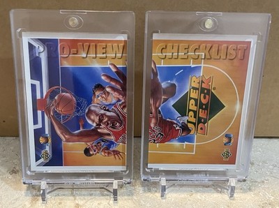 1993-94 Upper Deck Pro View 3D - Michael Jordan #109 & #110