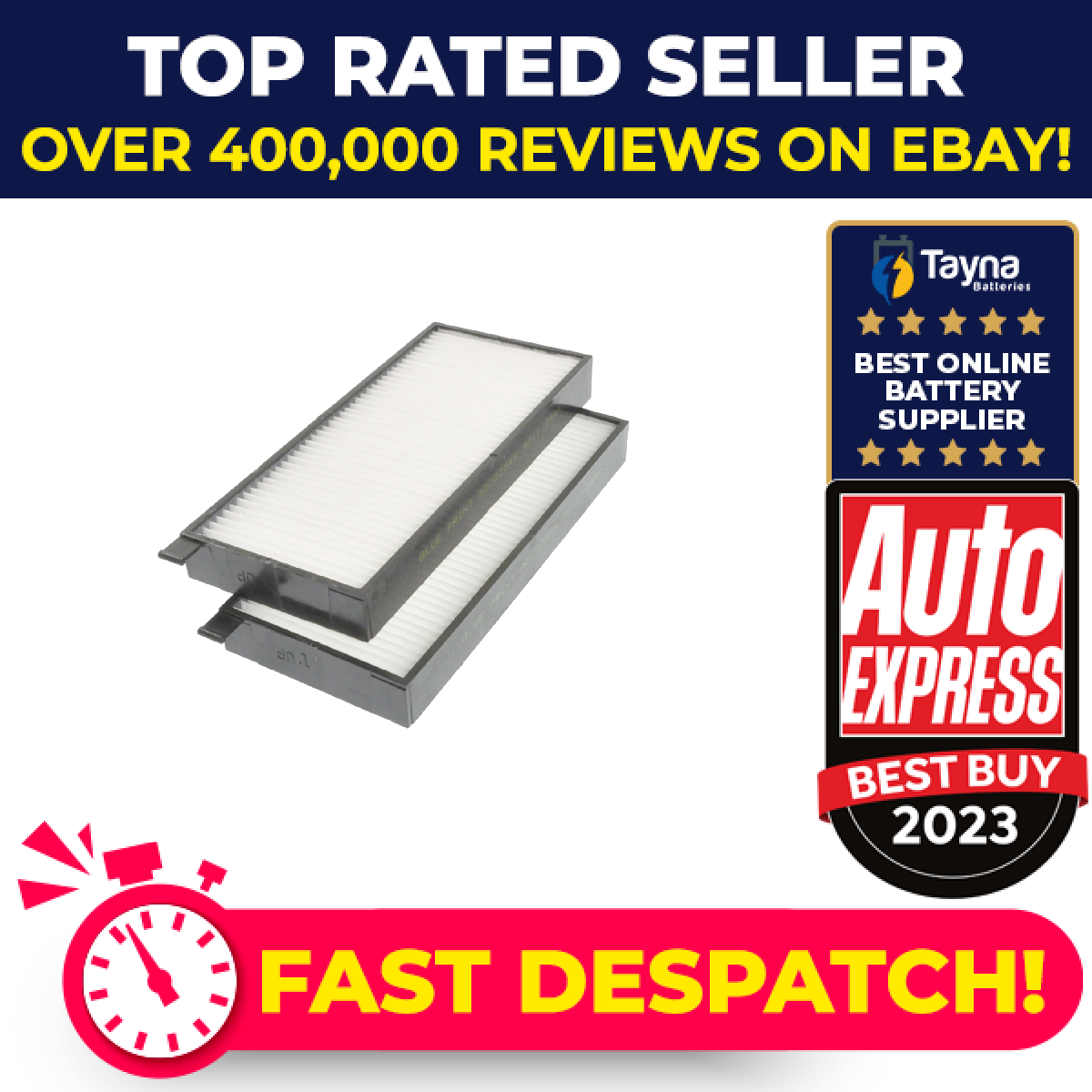 Pollen / Cabin Filter fits SSANGYONG KYRON 2.0D 05 to 14 D20DT Blue Print New