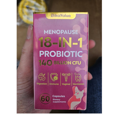 Bikayduje Menopause Support Probiotic Complex Black Cohosh Capsules 60 Count