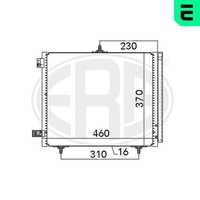ERA Kondensator Klimaanlage 667009 FüR 2008 207 CitroËN 1007 Peugeot 208 CC SW 1