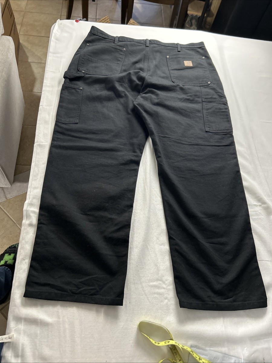 Carhartt Double Knee Jeans B136 Black 38x30 Mens Carpenter | eBay