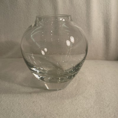 Heavy Lead Crystal Krosno Poland Bud Vase