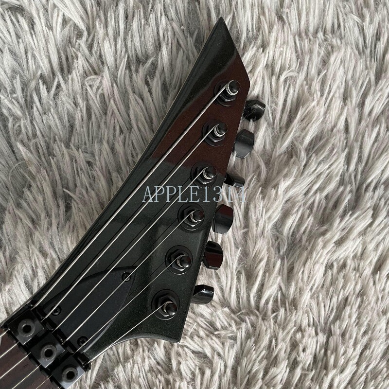 Factory Outlet Silver ST Electric Guitar Active Pickups Black FR Bridge