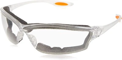 MCR SAFETY MCR Crews LW310AF Law 3 Safety Glasses Clear Anti-Fog Lens Foam Lining Selct Qty
