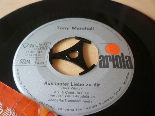 TONY MARSHALL---SCHONE MAID (PRETTY MAID) 45 O/S PRESSING - Picture 3 of 3