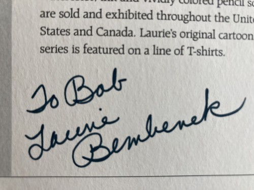 LAWRENCIA LAURIE BAMBI BEMBENEK AUTOGRAFO FIRMA VERO CRIMINE BROCHURE FIRMATA - Foto 3 di 5