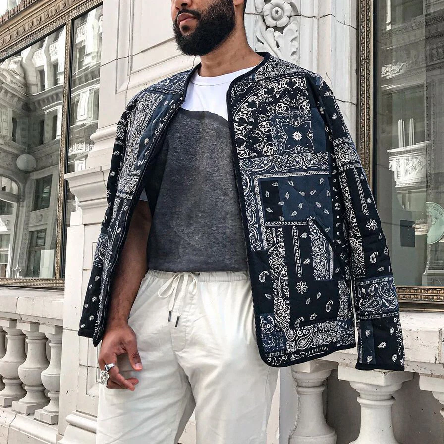 Jacket Trendy Men Modern Mens Loose Top Fashion Jacket Mens Baseball Uniform Men