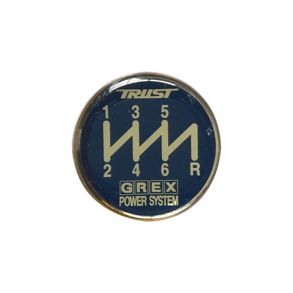 ★美品★　TRUST トラスト シフトノブ　GREX Power System Trust Greddy GREX Shift knob Pattern Emblem 5 SPEED GReddy