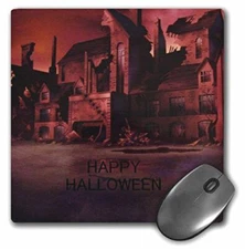 3dRose LLC 8 x 8 x 0.25 Inches Mouse Pad, Scary Halloween (mp_30718_1)