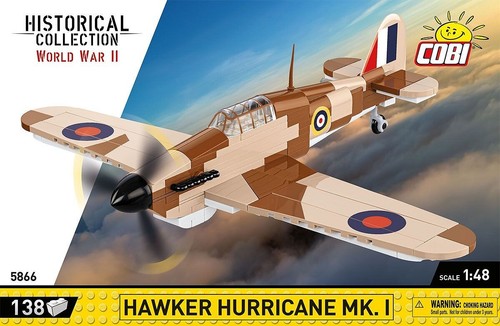 COBI, HAWKER Hurricane MK.1 - 138 Teile, Maßstab 1:48, COB5866