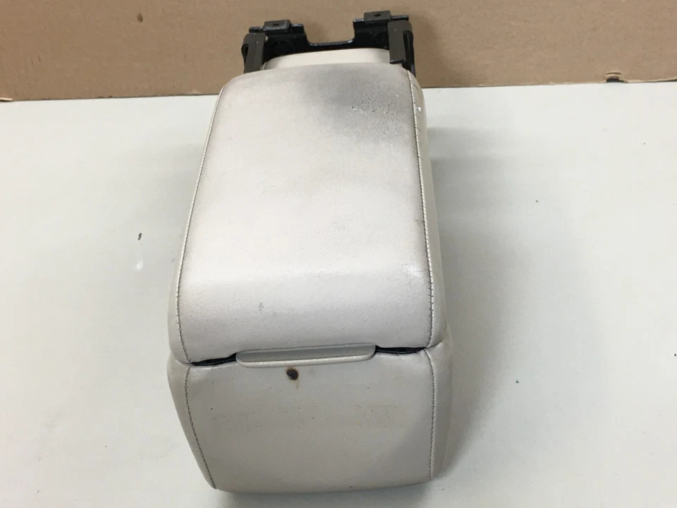 97-98 Oldsmobile Regency Center Console Armrest Arm Rest Lid Storage Leather TAN - Image 4 of 4