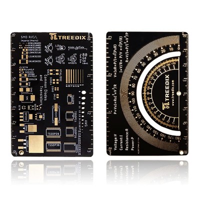 2PCS Multifunctional PCB Ruler 3inch Measuring Tool Color Wavelength, Schottk...