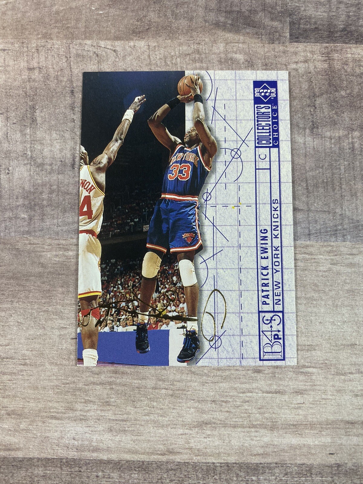 1994-95 Upper Deck Gold Script #389 Patrick Ewing card, New York Knicks HOF  | eBay