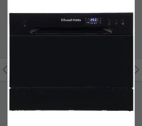 Russell Hobbs RHTTDW6B Table Top Small Dishwasher 6 Settings Black RRP £272!!