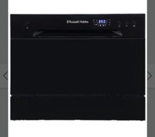 Russell Hobbs RHTTDW6B Table Top Small Dishwasher 6 Settings Black RRP £272!!
