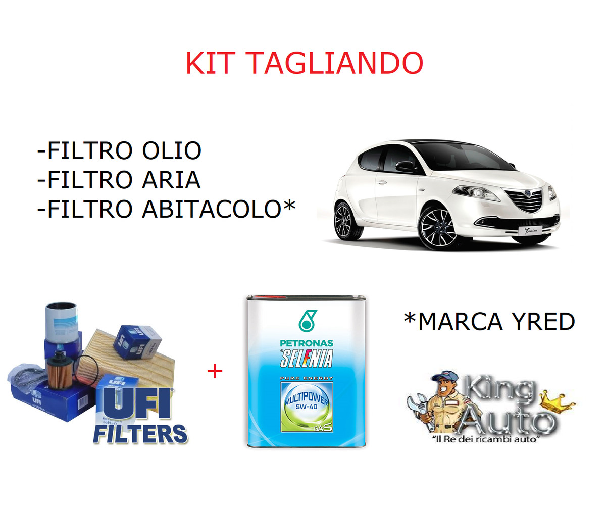 Kit Tagliando Olio | Filtri Per Chevrolet Matiz II 0.800 GPL 38kw/52cv