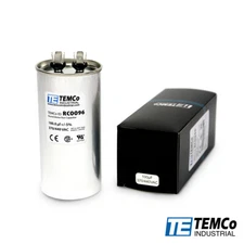 TEMCo 100 uf/MFD 370-440 VAC volts Round Run Capacitor 50/60 Hz -Lot-1