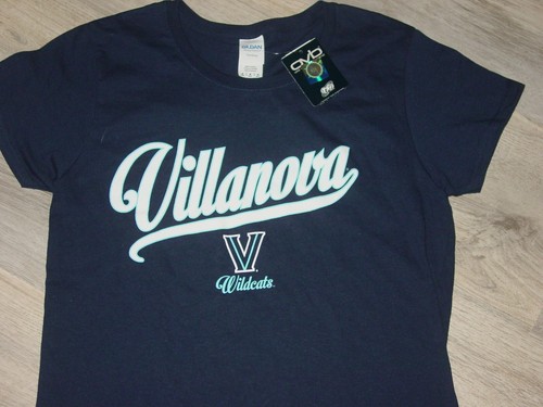 NOVA VILLANOVA Univ WILDCATS Women Cap Sleeve T-Shirt NWT NEW sz... MEDIUM - Picture 7 of 9