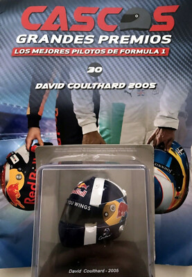 David Coulthard (2005) helmet collection 1/5 Spark Brand new sealed 