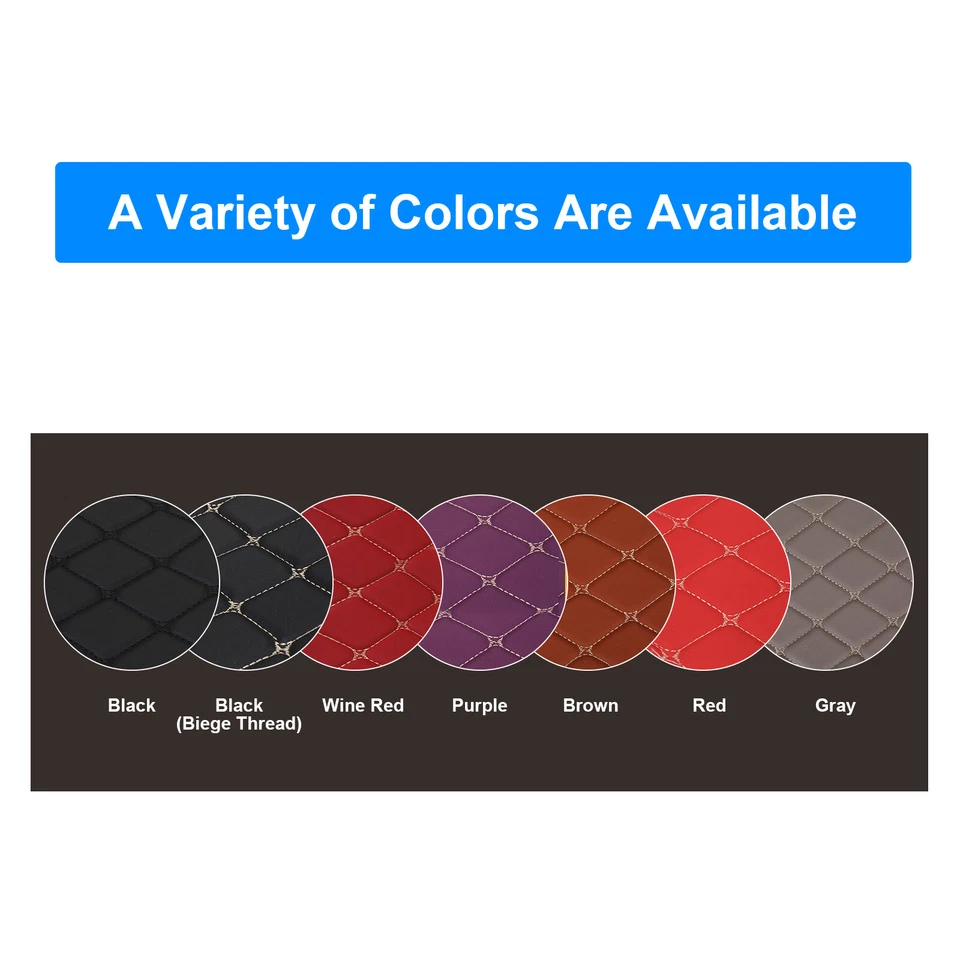 Faux Leather Fabric W/Foam Quilted Diamond Car Headliner Upholstery Sold by Yard - Image 2 of 4