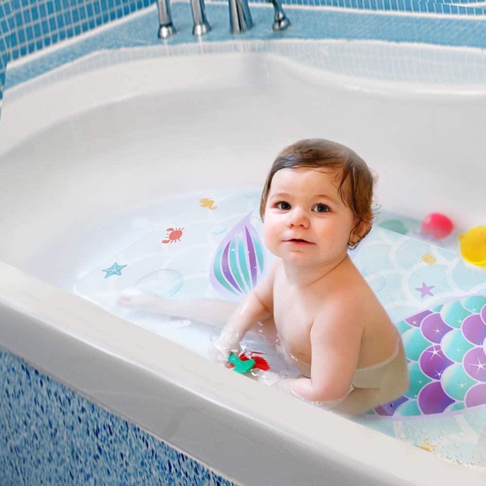 16”x28” Mermaid Bathtub Mat Nonslip Shower Mats for Baby Kids PVC Bathroom Mat 705353868320 eBay