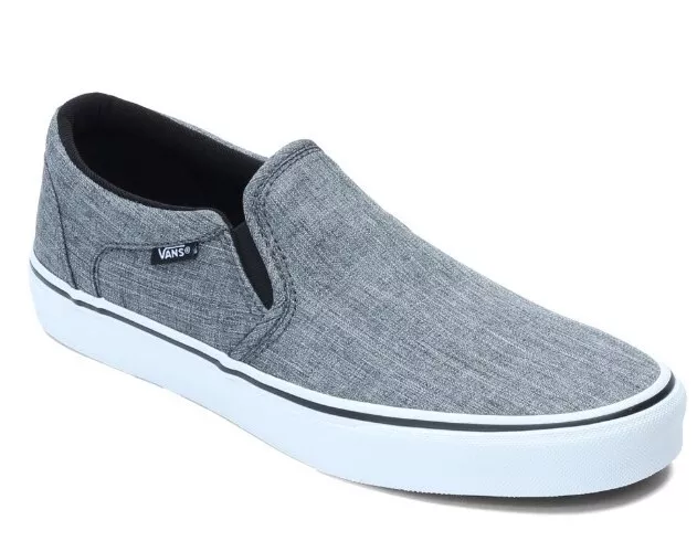 Vans Men's Asher Slip On Low Top Sneaker