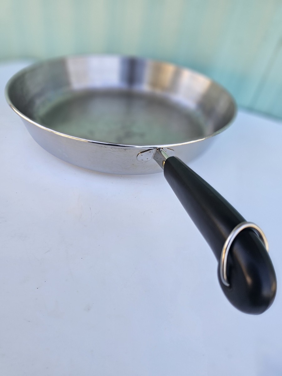 Revere Ware Stainless Steel Tri-Ply Disc Bottom 12” Skillet Fry