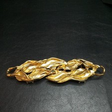 Vintage Leaves Woman Belt Buckle Gold Tone. 5959