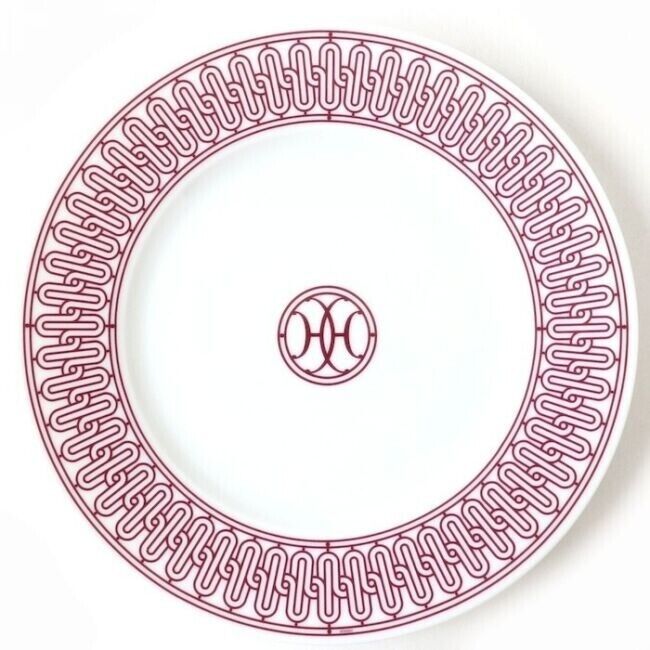 Hermes H Déco Red Dessert Plate, set of 2 | eBay Hermes H Déco Red Dessert Plate, set of 2 | eBay