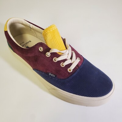 Polo Ralph Lauren Shoes Mens Size 10.5 Navy Keaton Pony Corduroy Sneakers Polo Ralph Lauren Keaton Pony Men main image 3